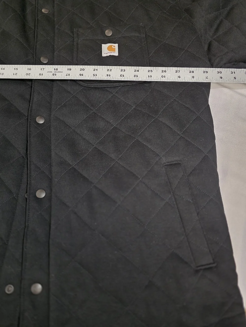 Carhartt Rain Defender Loose Fit Heavyweight Quilted Snap Front Shirt Jacket 3XL